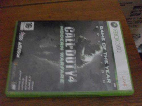 XBOX 360 CALL OF DUTY 4 MODERN WARFARE