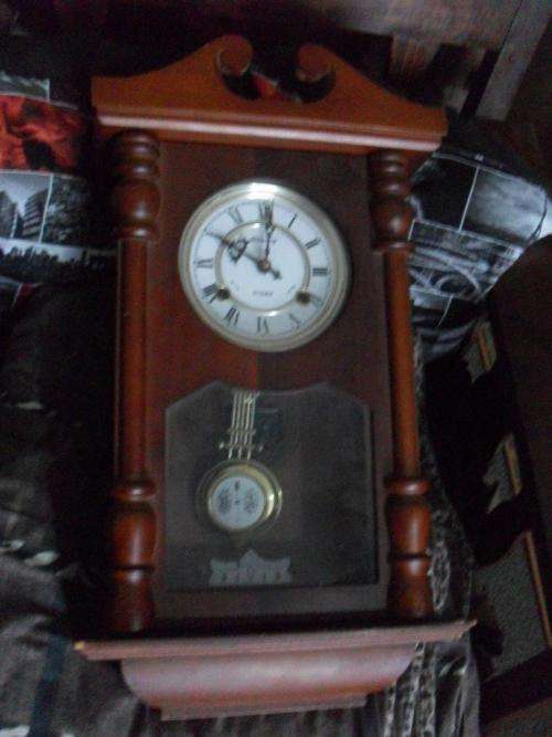 A PRETTY BLESSING LARGE WALL CLOCK