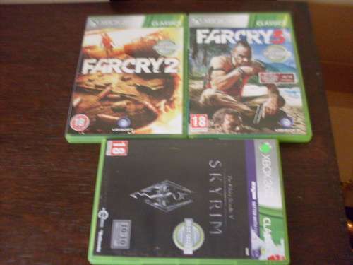 HERE ARE 3 GREAT XBOX 360 ORIGINAL GAMES WITH BOOKLETS...1 BID FOR ALL 3