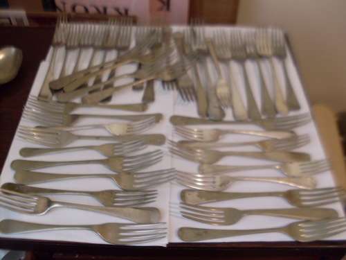 41 VARIOUS VINTAGE FORKS...EPNS....N/S ETC ETC