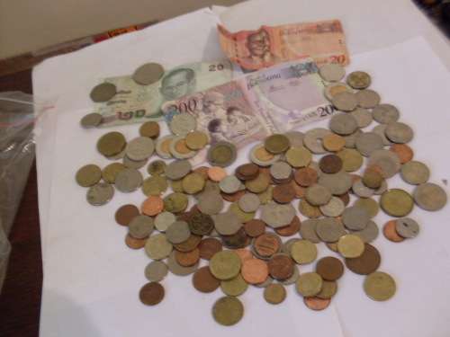 FOR THE WORLD COIN COLLECTOR...A MIXED LOT OF VARIOUS COINS ETC