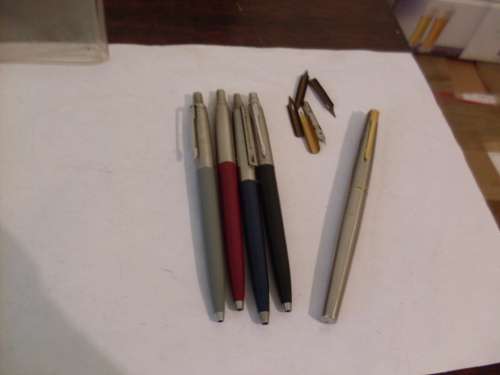PARKER FOUNTAIN PEN S/P WITH G/P ++++ MORE PENS