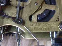 STUNNING....RARE....ALBERT SCHWAB KARLRUHE GERMAN CUCKOO CLOCK