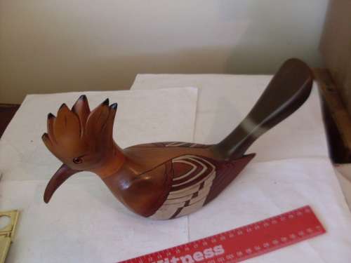 WOODEN FEATHERS OF KNYSNA LIMITED EDITION AFRICAN HOOPOE