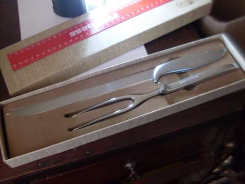 GERBER (LEGENDARY BLADES )BOXED S/S CARVING SET