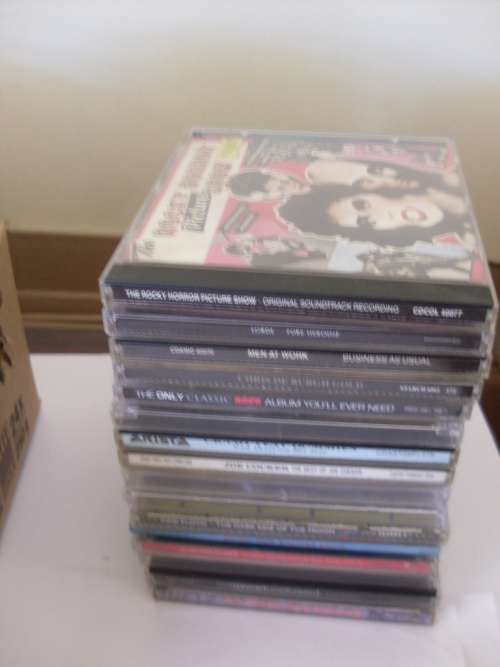 SALE TIME....A COLLECTION OF ROCK MUSIC CDS AND 3 ROD STEWART CDS