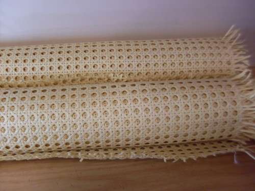 2 X 3 M ROLLS OF RATTAN/CANING  FINE OPEN MESH WOVEN  TYPE FOR CHAIRS ETC REPAIRS