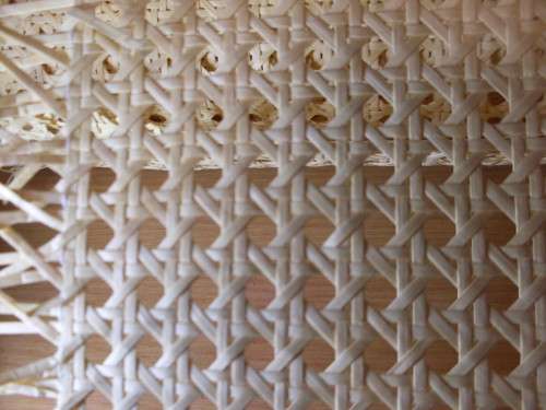 2 X 3 M ROLLS OF RATTAN/CANING  FINE OPEN MESH WOVEN  TYPE FOR CHAIRS ETC REPAIRS