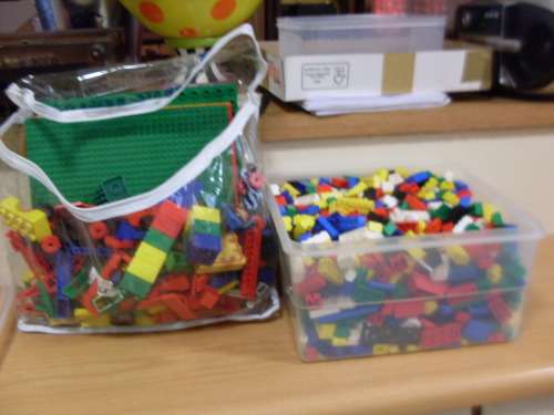 LOTS  AND LOTS AND LOTS OF LEGO PIECES ...LEGO FIGURINES...ETC ETC ETC