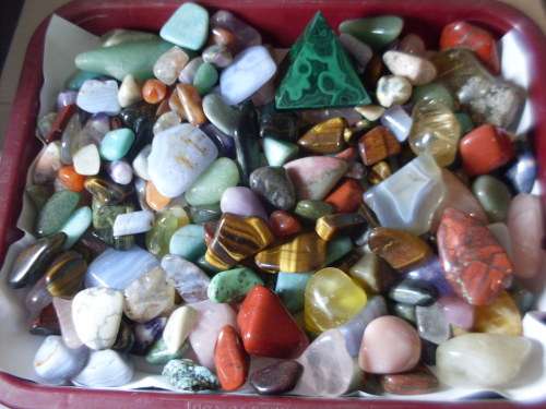 FABULOUS COLLECTION OF POLISHED  SEMI PRECIOUS  AND OTHER STONES