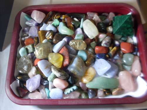FABULOUS COLLECTION OF POLISHED  SEMI PRECIOUS  AND OTHER STONES