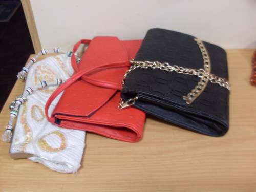 3 BEAUTIFUL SLING/HANDBAGS ON OFFER...VINTAGE AND MODERN