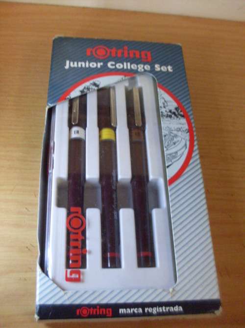 ROTRING RAPIDOGRAPH 3 PENS BOXED SET