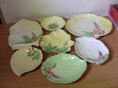 LOVELY COLLECTION OF 7 VARIOUS CARLTONWARE  PORCELAIN DISHES