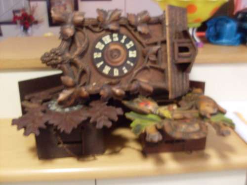 3 EMPTY LARGE CUCKOO CLOCK BOXES TO USE AS YOU NEED ...SEE PICS FOR DETAILS