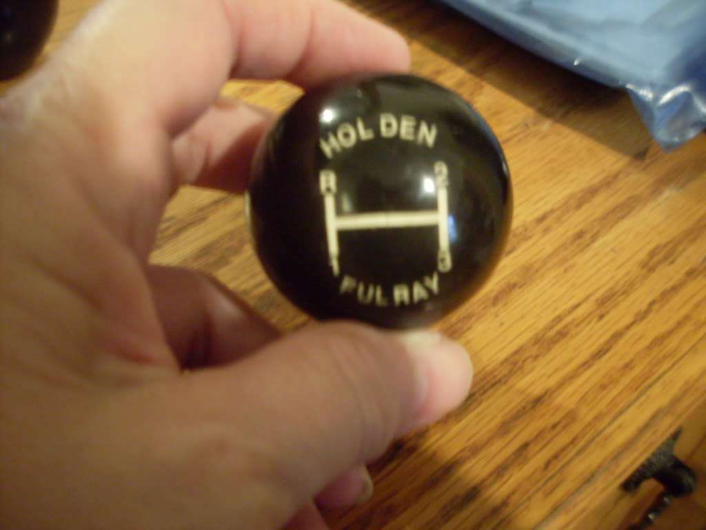 FULRAY HOLDEN + STUDE BAKER GEAR KNOB SHIFT HEAD(SCREW ON )