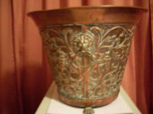 A STUNNING COPPER PLANTER