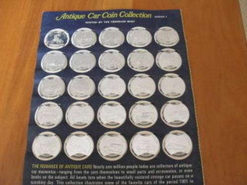 ANTIQUE CAR COIN COLLECTION !!!!!!!