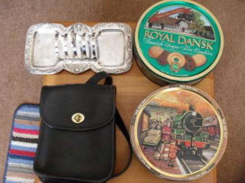TINS +++ LEATHER COACH BAG +++ TOAST HOLDER