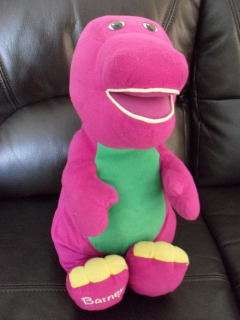 LATE ENTRY !!!!! A GENUINE HUGE TALKING "" BARNIE ""