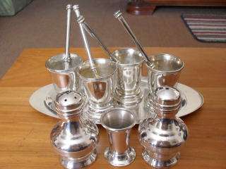12 NICE SILVER PLATED PIECES !!!!!!