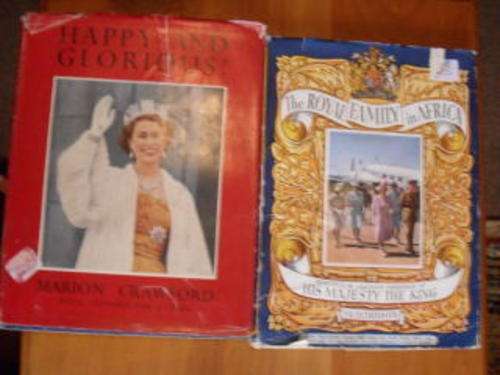 2 X ROYALTY BOOKS = 1947/1953 ..INCLUDING THE ROYAL FAMILY IN AFRICA...