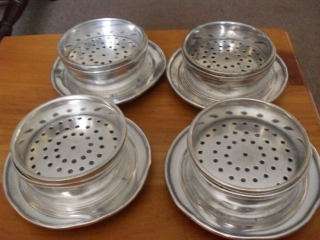 4 X ICE WATER AND BUTTER BALLS SETS OF EPNS PLATEWARE