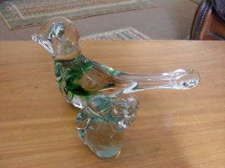 2 X GORGEOUS CLEAR GLASS ORNAMENTS !!!!!!