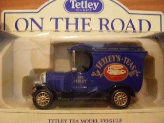 LLEDO DIE CAST 1926 BULL NOSE MORRIS DELIVERY VAN (TETLEYS TEAS )