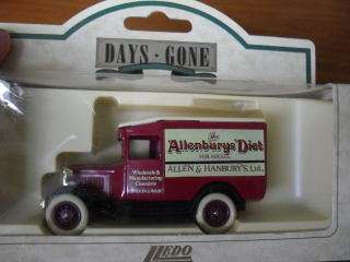 A LLEDO DIE CAST 1934 MODEL 'A' FORD VAN PROMOTING ALLENBURY'S DIET