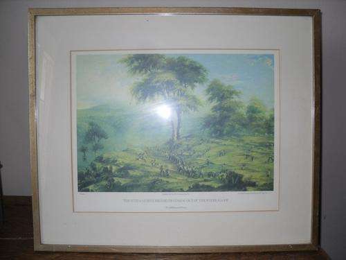 Thomas Baines - The 74th and 12th Regiments coming out of the Water Kloof