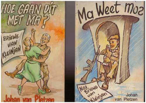 Twee Johan van Pletzen boeke - Briewe van Kleinjan