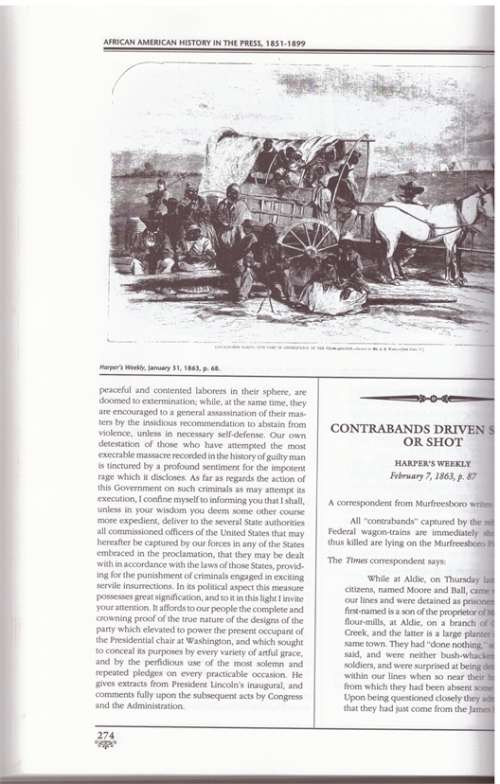 African American History in The Press 1851-1899, (Two volume set)