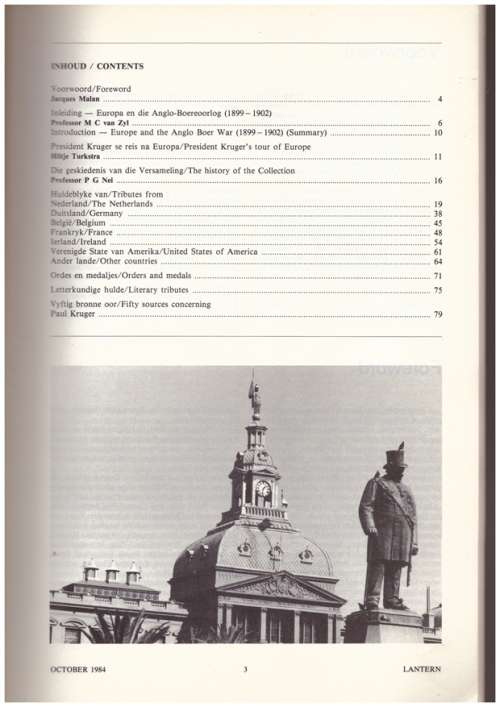 Lantern Spesiale uitgawe S.J.P. Kruger