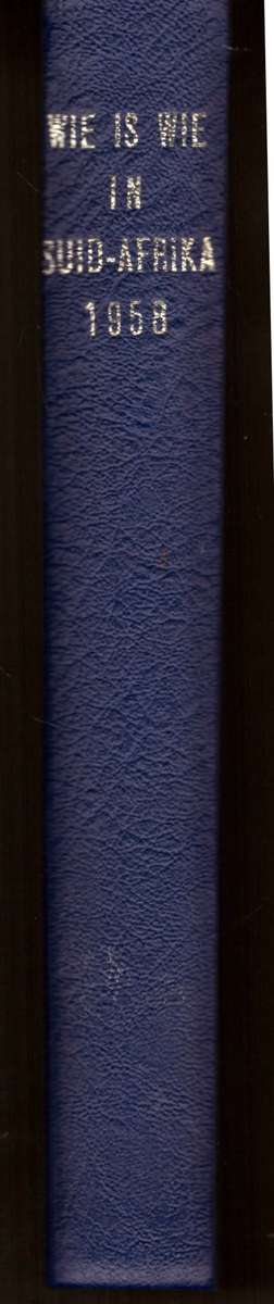 Wie is Wie in Suid-Afrika 1958