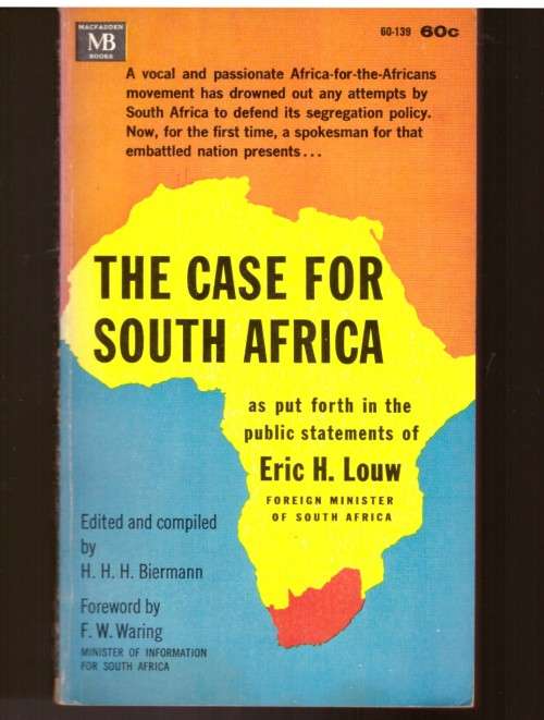 Two books - The case for South Africa and Die Suid-Afrikaanse Krisis