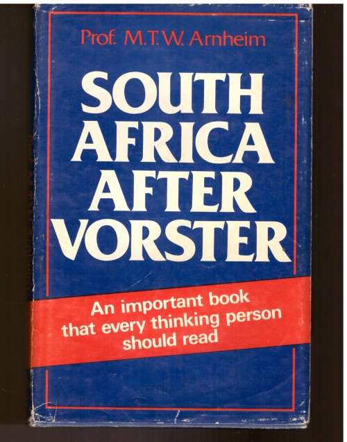 Two Books - South Africa after Vorster and Grense
