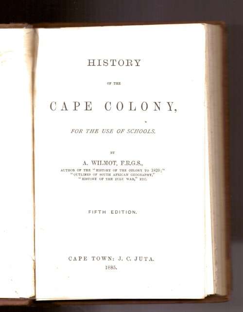 History of the Cape Colony  (1885)
