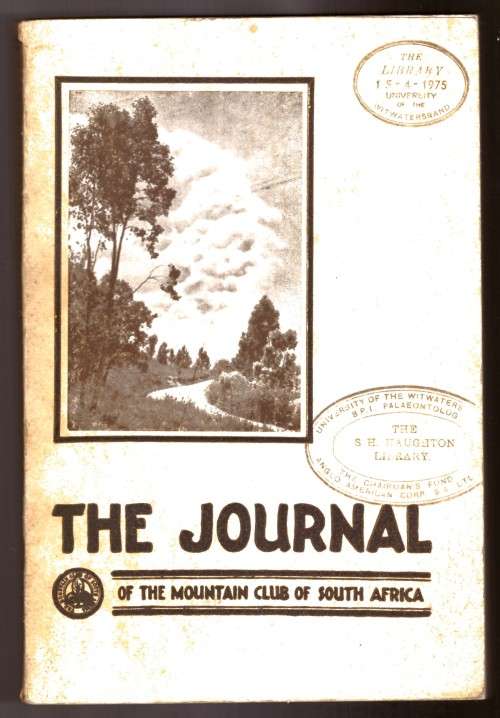 The Journal of the mountain club of South Africa , number 40 - 1937