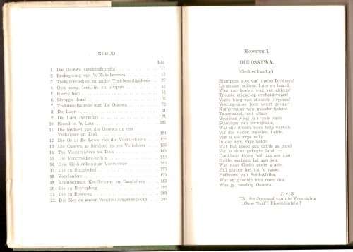 Kultuurskatte uit die Voortrekker-Tydperk, Deel 1