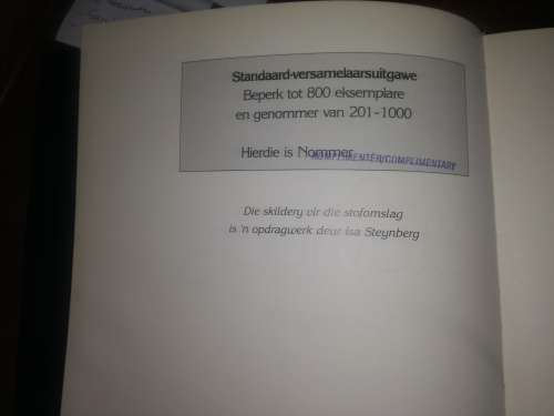 Coert Steynberg `n Outobiografie- Standaard-versamelaarsuitgawe