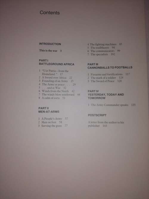 Like the Wind, The Story of the South African Army