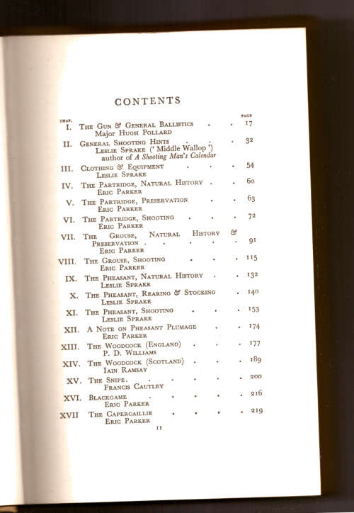 Shooting By Moor, Field and Shore (hunting)