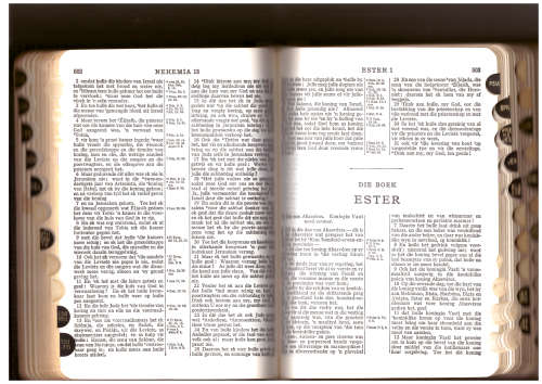 Die Bybel - Naslaan-uitgawe -duimindeks