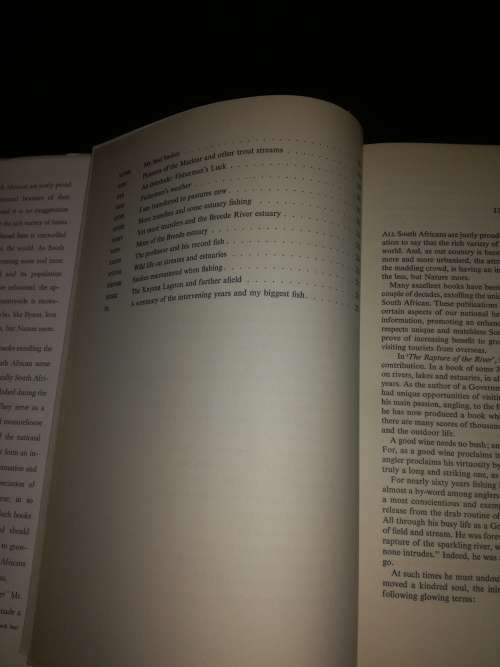 The Rapture Of The River, The autobiography of a South African Fisherman - very scarce