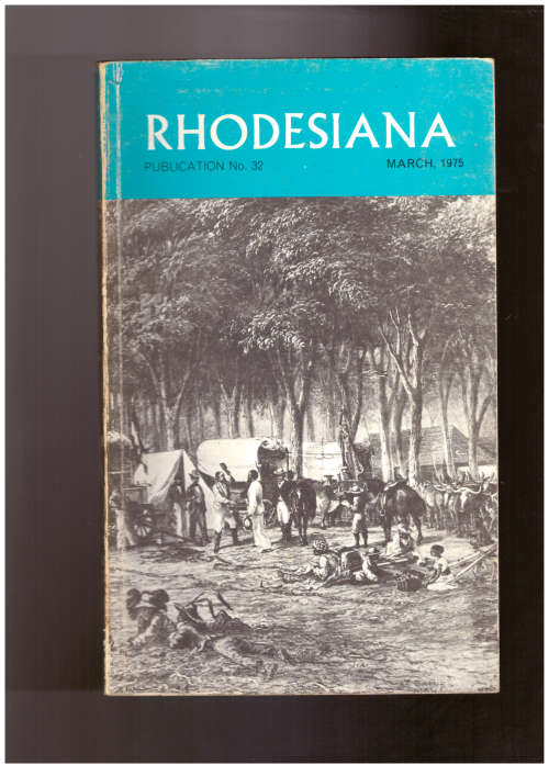 Rhodesiana Publication No 32 March, 1975