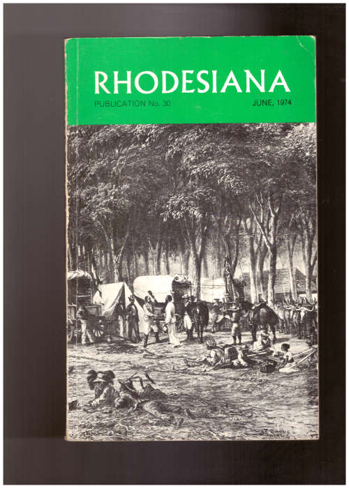 Rhodesiana Publication No 33 September, 1974