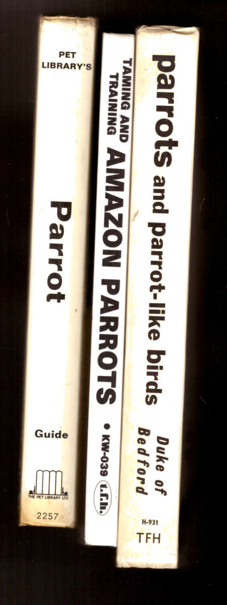 3 x Parrots books