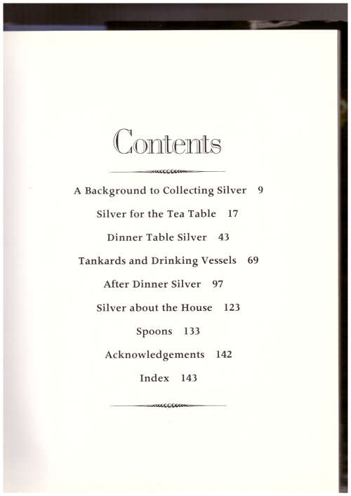Silver an Illustrated Guide to Collecting Silver