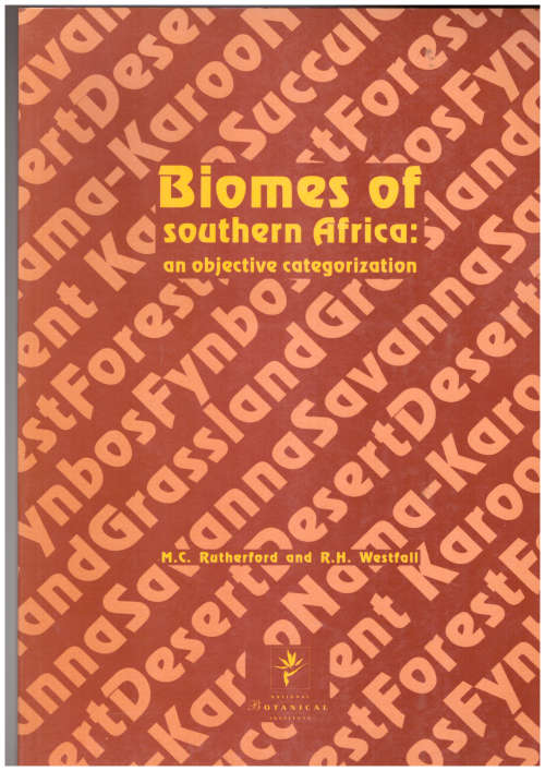 Biomes of South Africa an objective categorization
